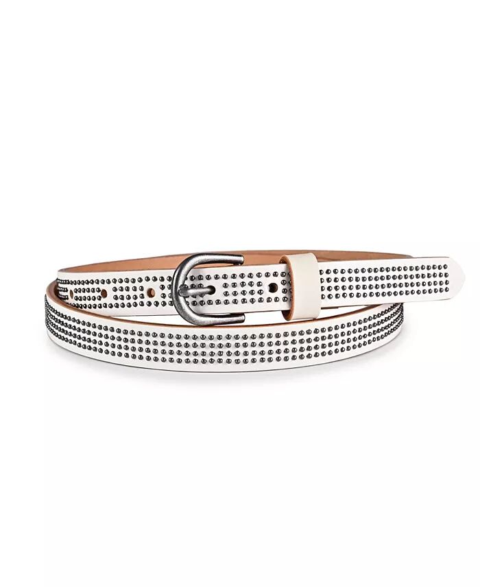 

Женский кожаный ремень Stud Soul OLD TREND, белый