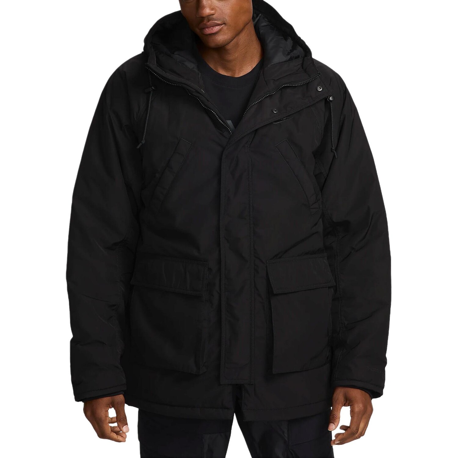 

Спортивная клубная парка пальто мужское черный Nike