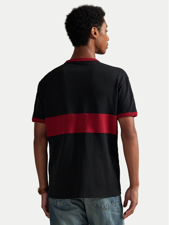 Футболка regular fit 710P00093003 Polo Ralph Lauren, чёрный — фото 3