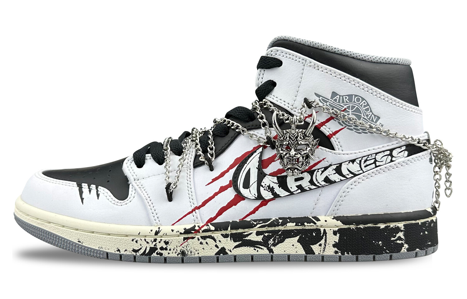 

Баскетбольные кроссовки Air 1 Vintage Men High-top White/black/seree Jordan