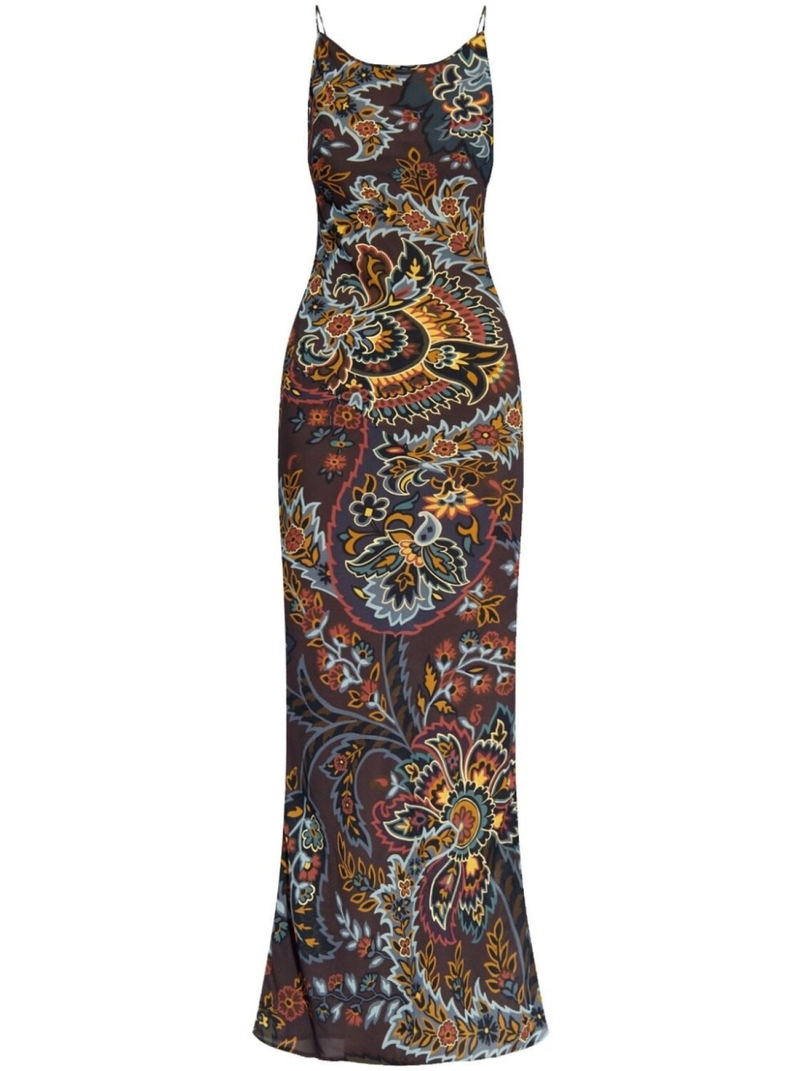 

Платье на бретельках ETRO, коричневый