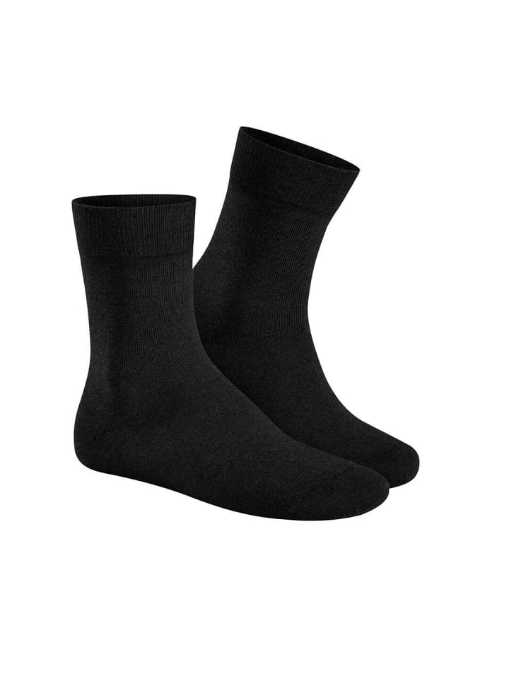 

Hudson Мягкие хлопковые носки Relax черного цвета