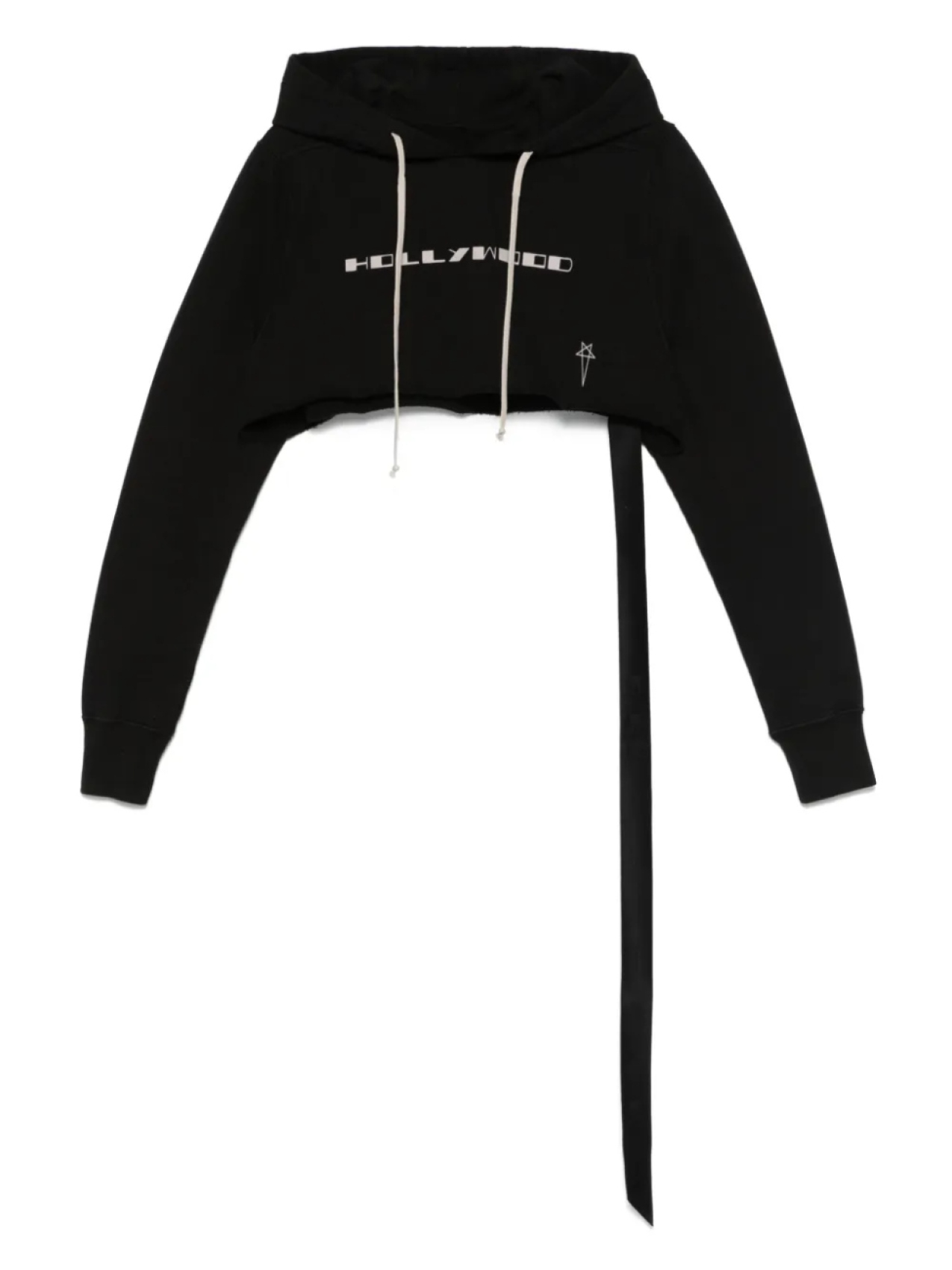 

Укороченное худи Rick Owens DRKSHDW, черный