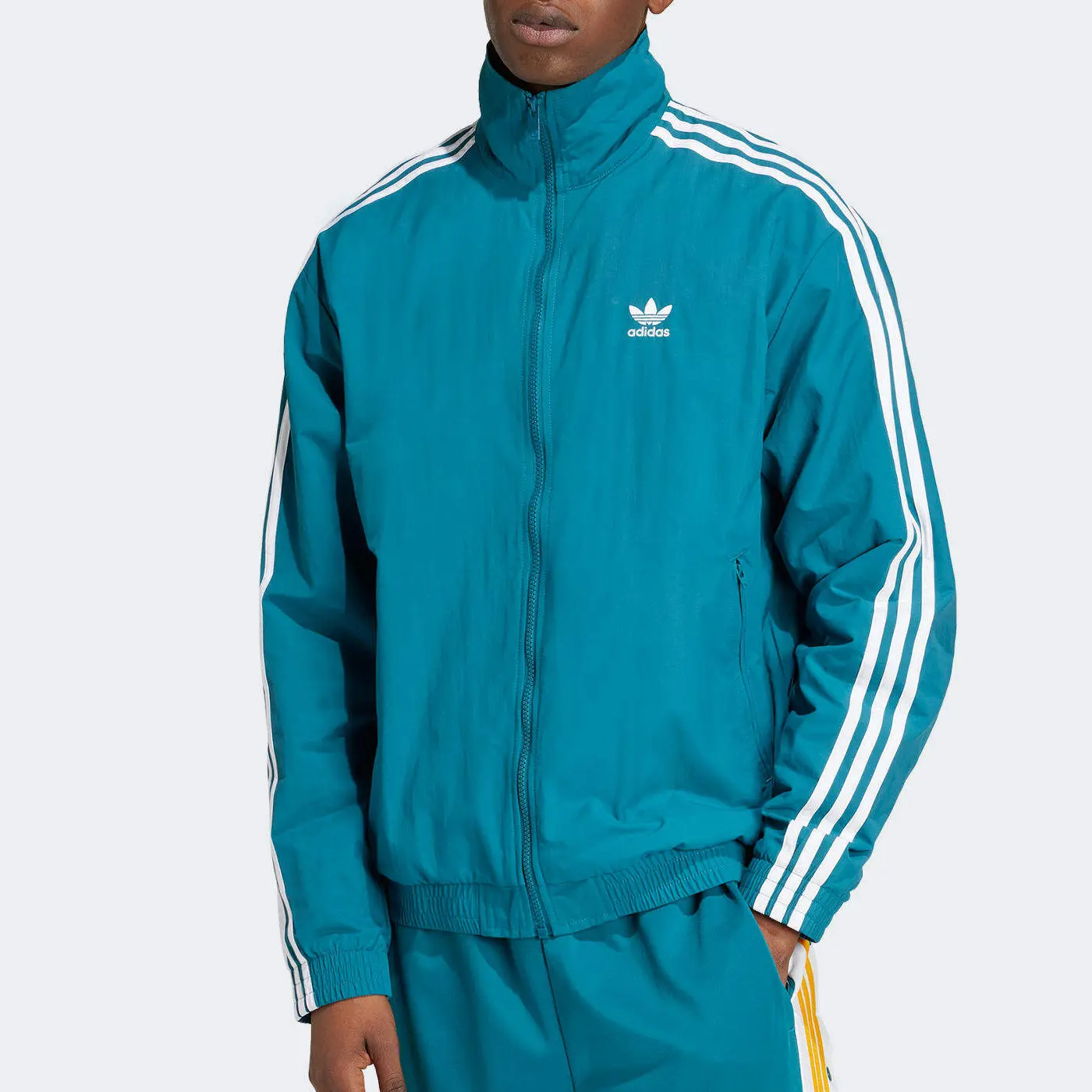 Adidas Originals Куртка японская мужская традиционная голубая, Traditional Cyan — фото 2