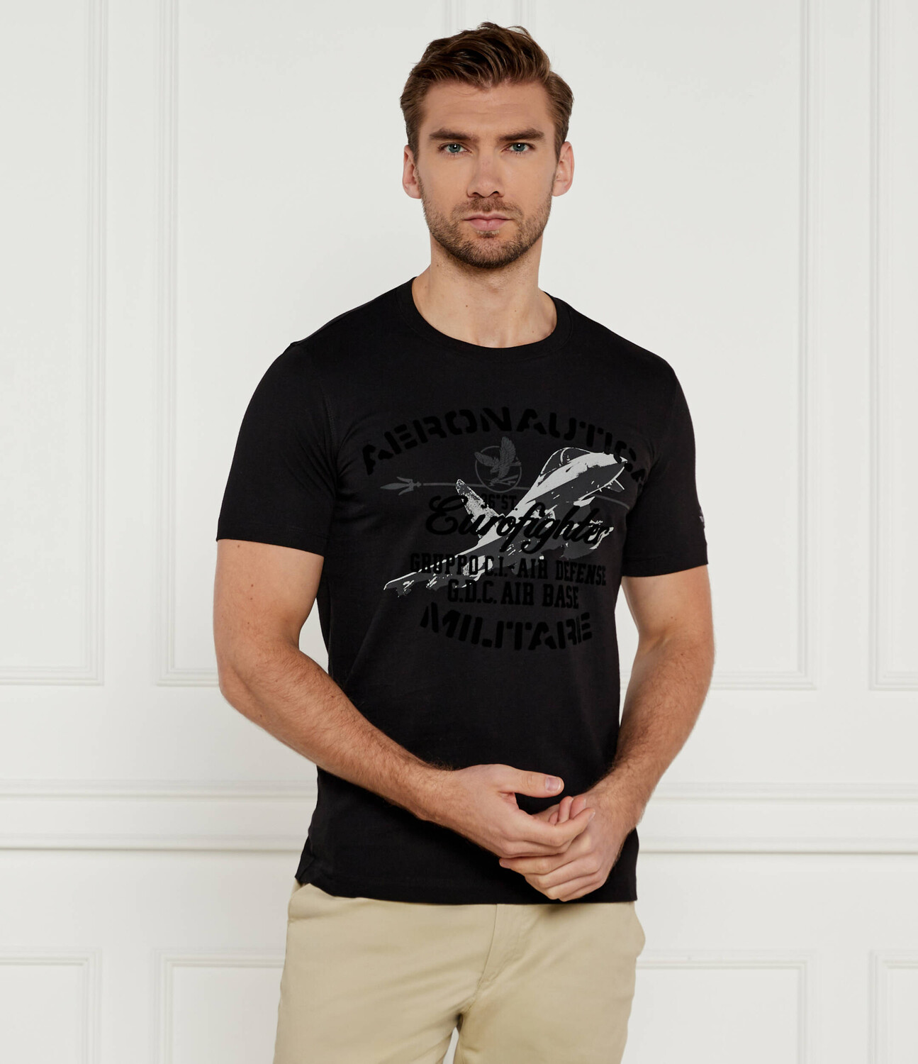 

Футболка Aeronautica Militare Regular Fit, черный