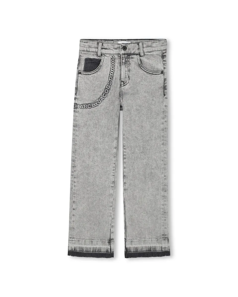 

Детские джинсы черного цвета Marc Jacobs