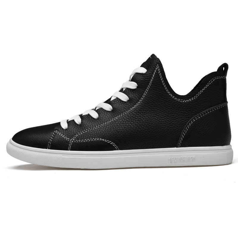 PAIBLOKS Скользоустойчивые амортизирующие кроссовки Mid top Skateboard Shoes для мужчин с устойчивостью к истиранию, коричневые, цвет Brown — фото 2