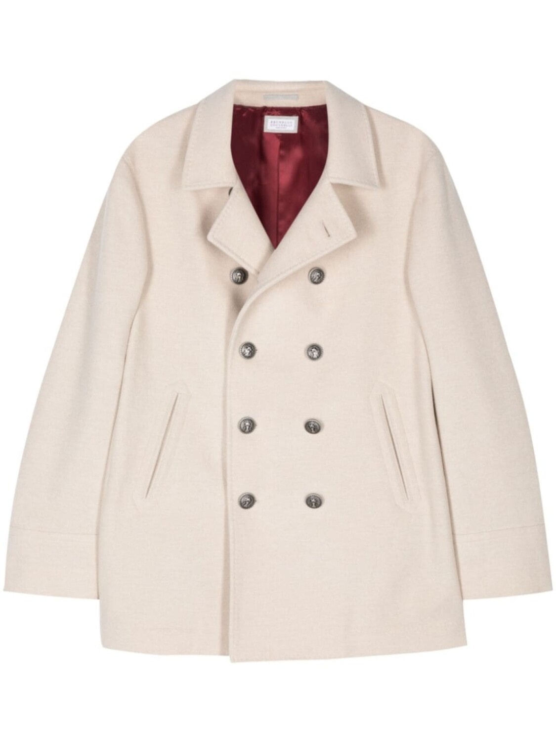 

Brunello Cucinelli кашемировый двубортный пиджак, нейтральный цвет