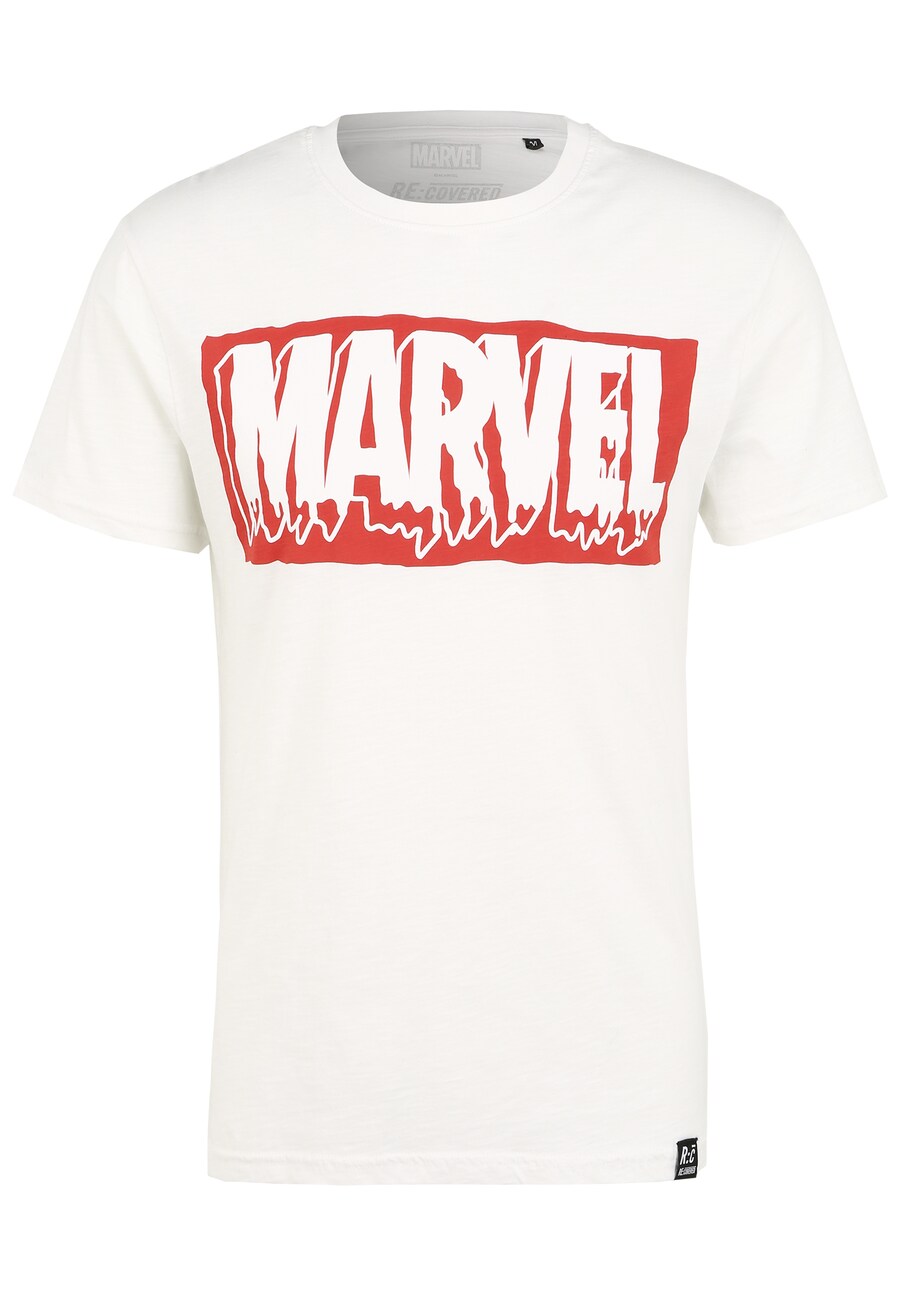 

Рубашка Recovered Marvel Slime Logo Vintage, белый