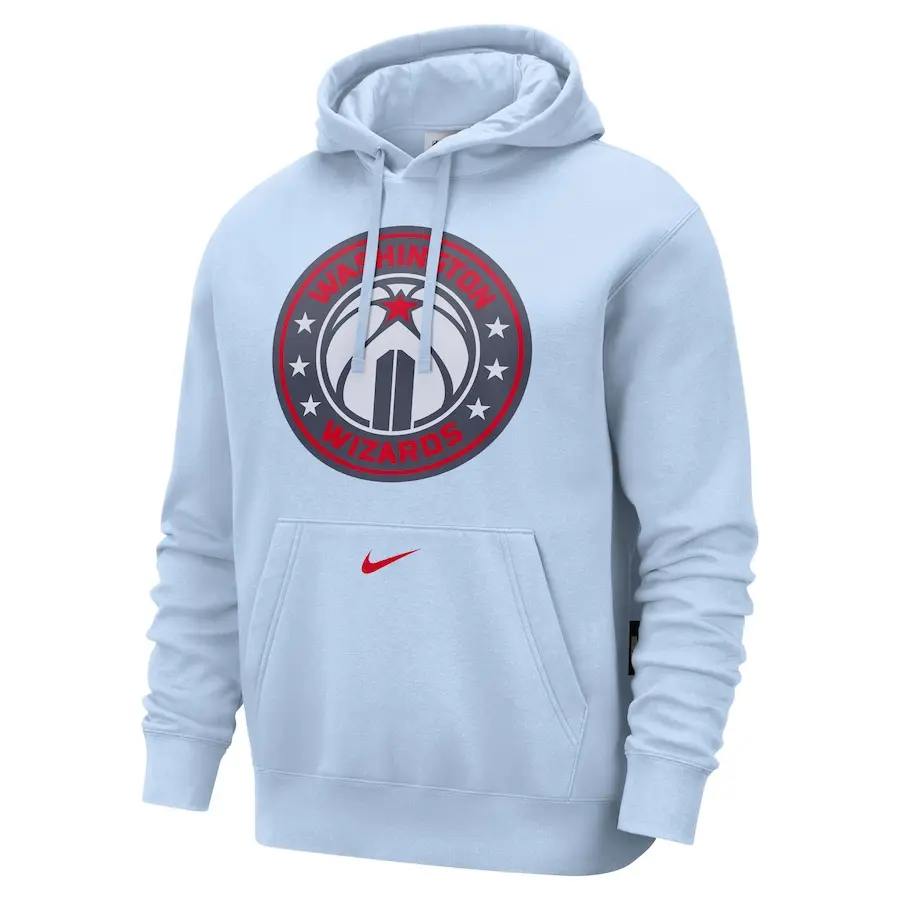 

Nike Толстовка NBA Washington Wizards мужская light blue