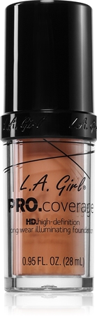 

Осветляющая жидкая основа L.A. Girl Cosmetics PRO. Coverage, Soft Honey 28 ml