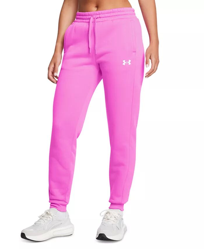 

Женские флисовые джоггеры Armour Under Armour, фиолетовый