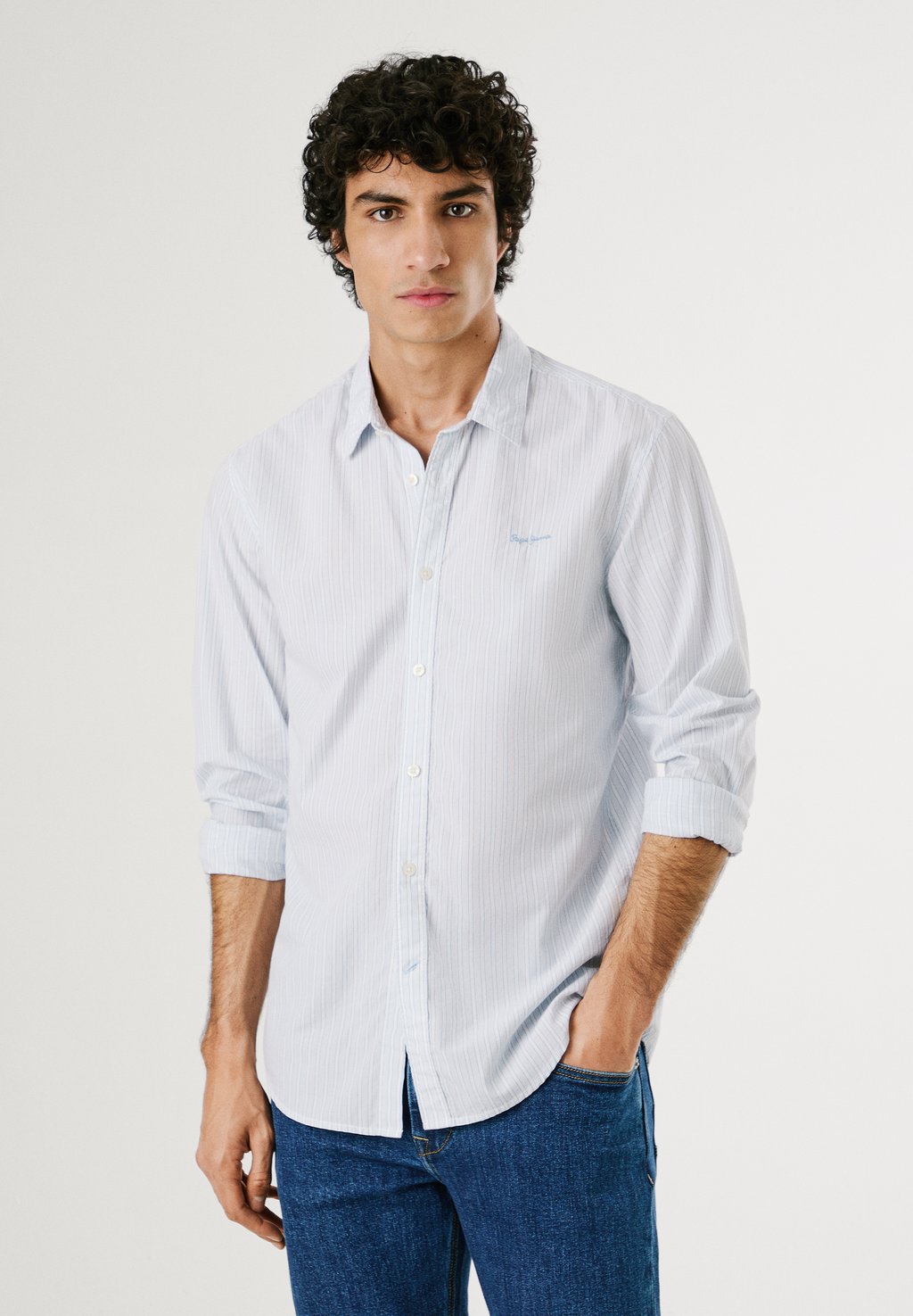 

Рубашка CLEMENTE Pepe Jeans, синий