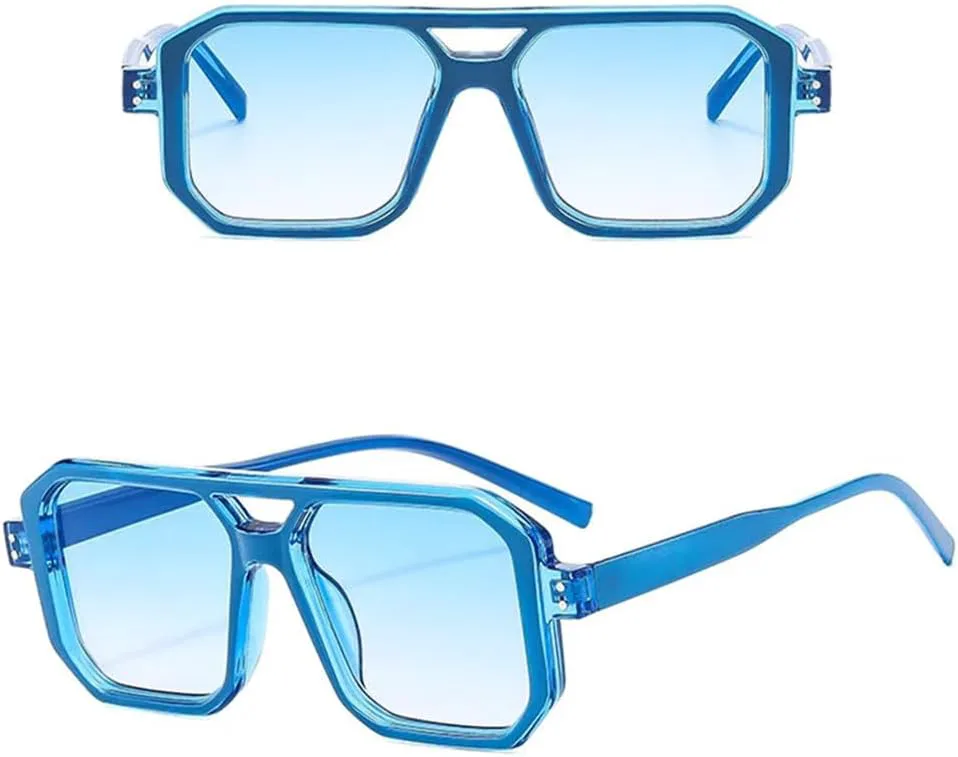 

Солнцезащитные очки UV400 с двухцветной заклепкой в ​​стиле панк для женщин и мужчин, для бега и занятий спортом на открытом воздухе generic, Leopard Clear