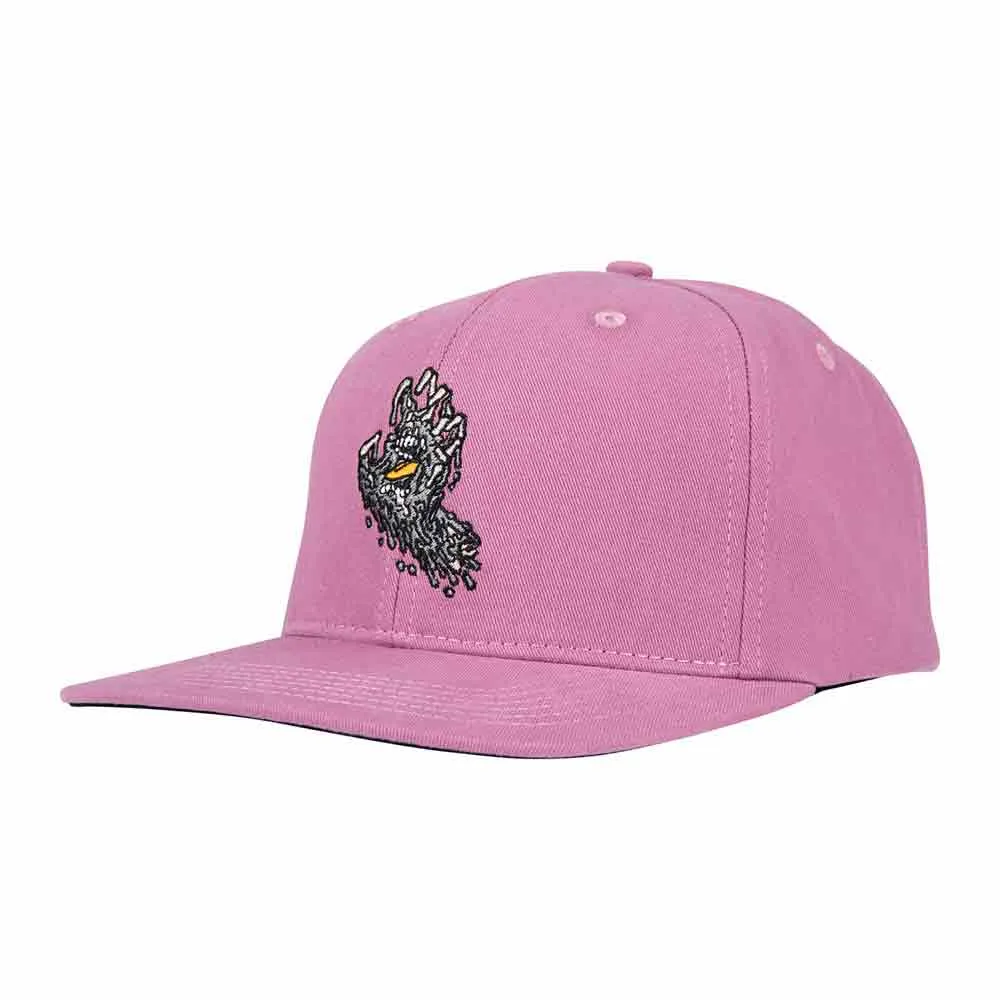 

Кепка Santa Cruz Melting hand snapback, розовый