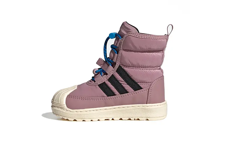 

Кроссовки Adidas Originals Superstar Series Toddler Shoes Baby высокие, фиолетовый