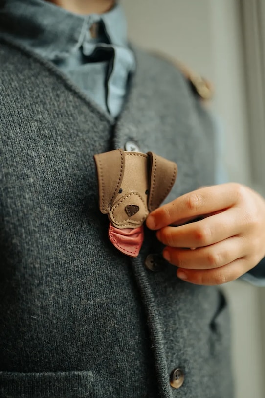 

Детская заколка для волос Stanzen Clip Western Dog Donsje, коричневый