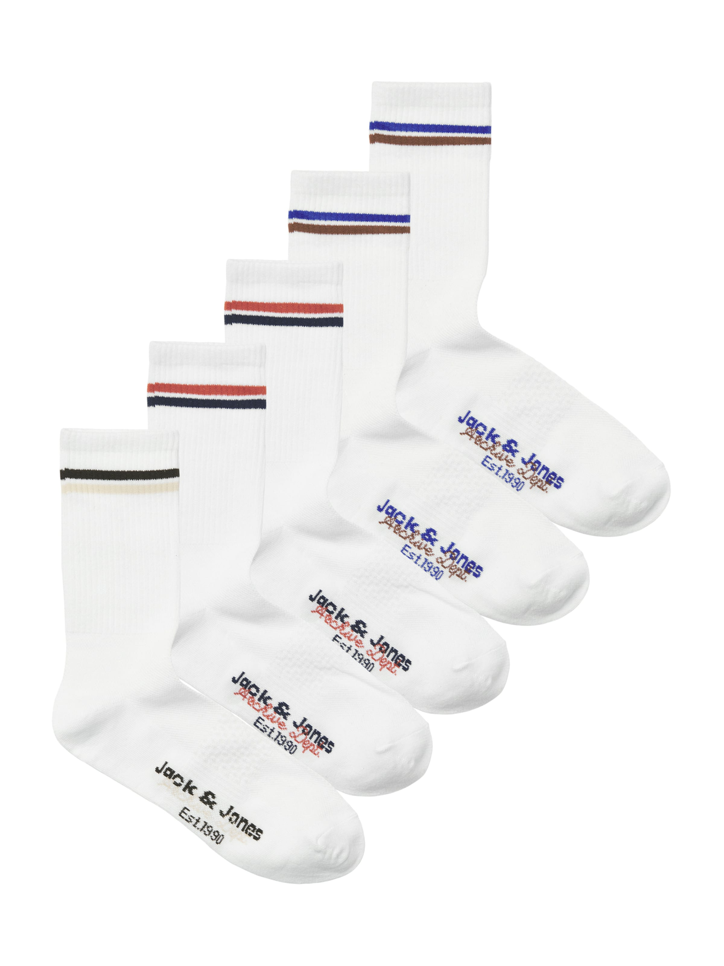 

JACK & JONES Носки 'JACBOSTON' в белом цвете