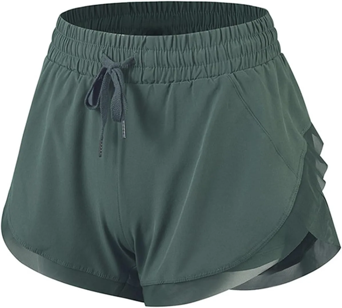 

Женские шорты для спорта High Waisted Quick Dry 2 in 1