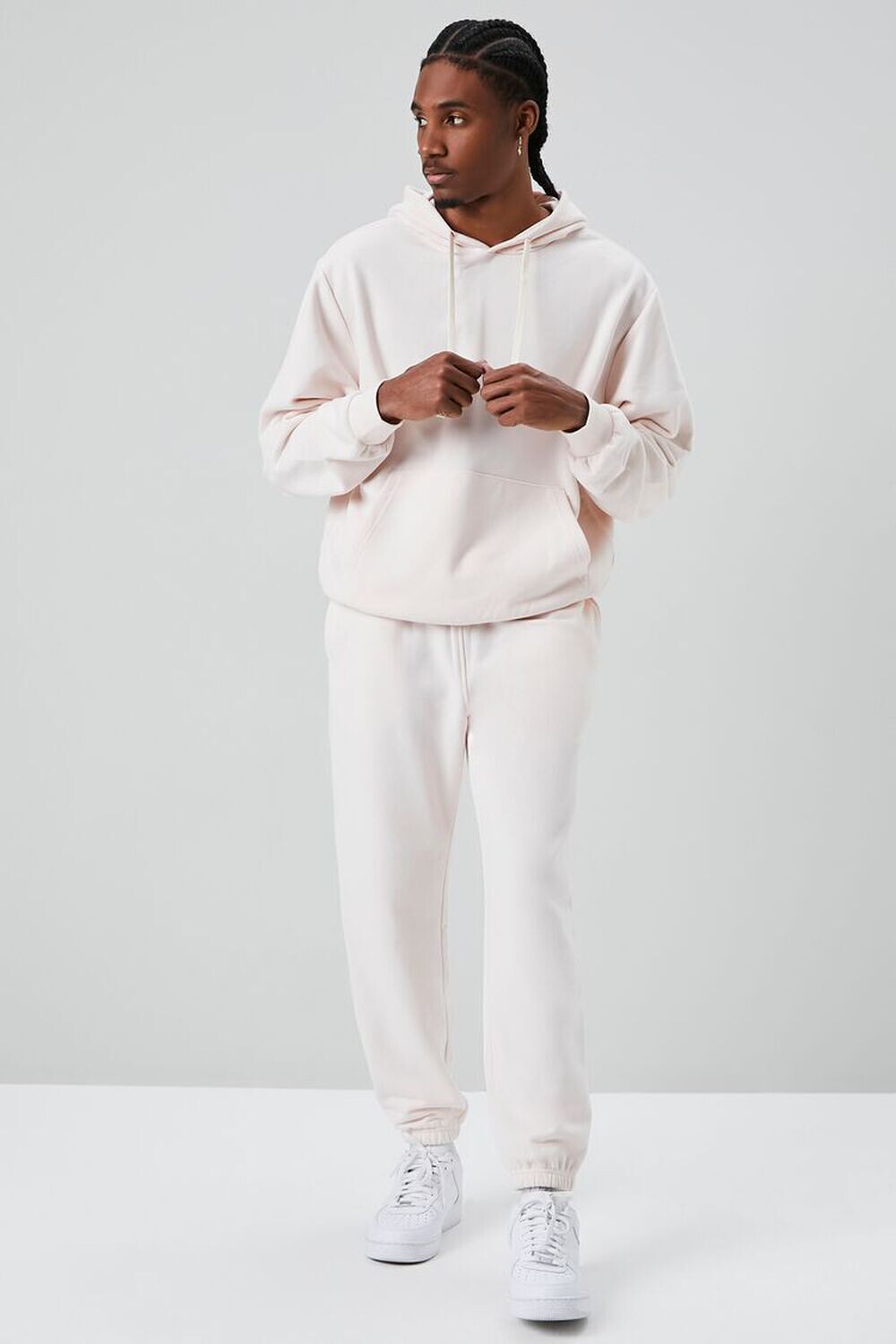 

Базовые джоггеры на шнурке Forever 21, розовый