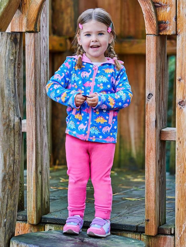 

Детские леггинсы lindex в рубчик JoJo Maman Bébé, цвет Blue/Pink