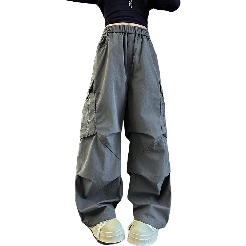 

Весенние осенние карго штаны для девочек подростков Disney, зеленый