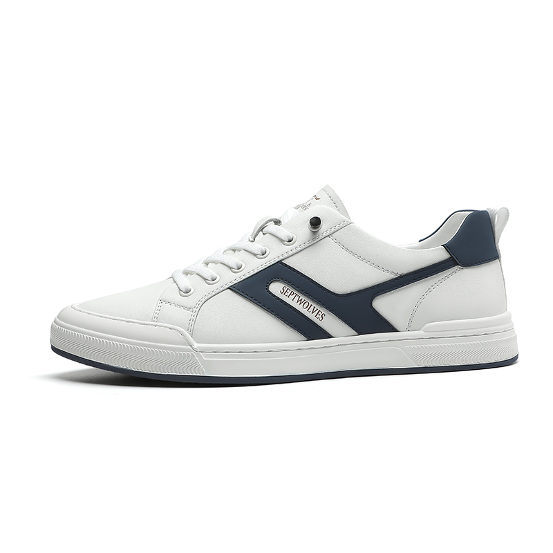 

Низкие кроссовки для скейтборда мужские hd SEPTWOLVES, белый/синий