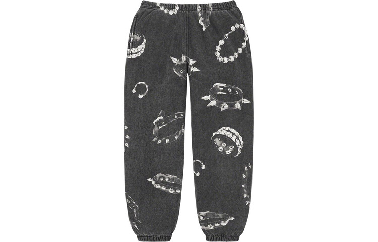 

Трикотажные спортивные штаны FW20 унисекс Supreme, черный