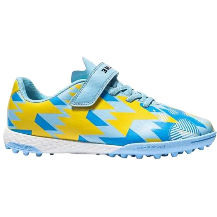 KELME Starburst Collection легкие амортизирующие низкие детские футбольные бутсы sky blue yellow kids — фото 2