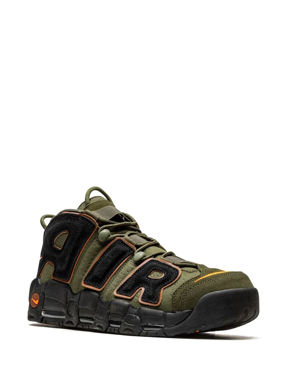 Кроссовки Air More Uptempo Cargo Khaki Nike, зеленый — фото 2