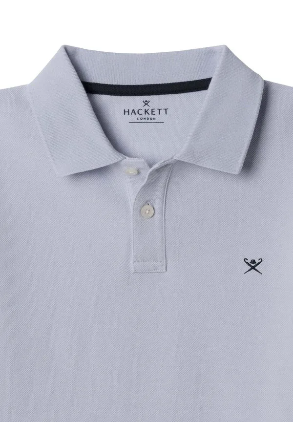 Футболка-Поло с небольшим логотипом Hackett London, Light Blue — фото 3