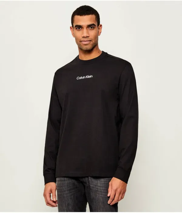 Лонгслив loose fit Calvin Klein, черный