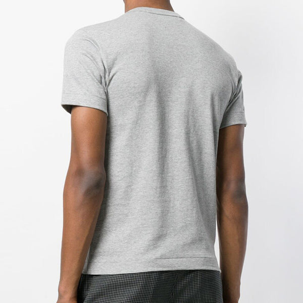 Футболка t-shirt big black heart 'grey' Comme Des Garcons Play, серый — фото 3