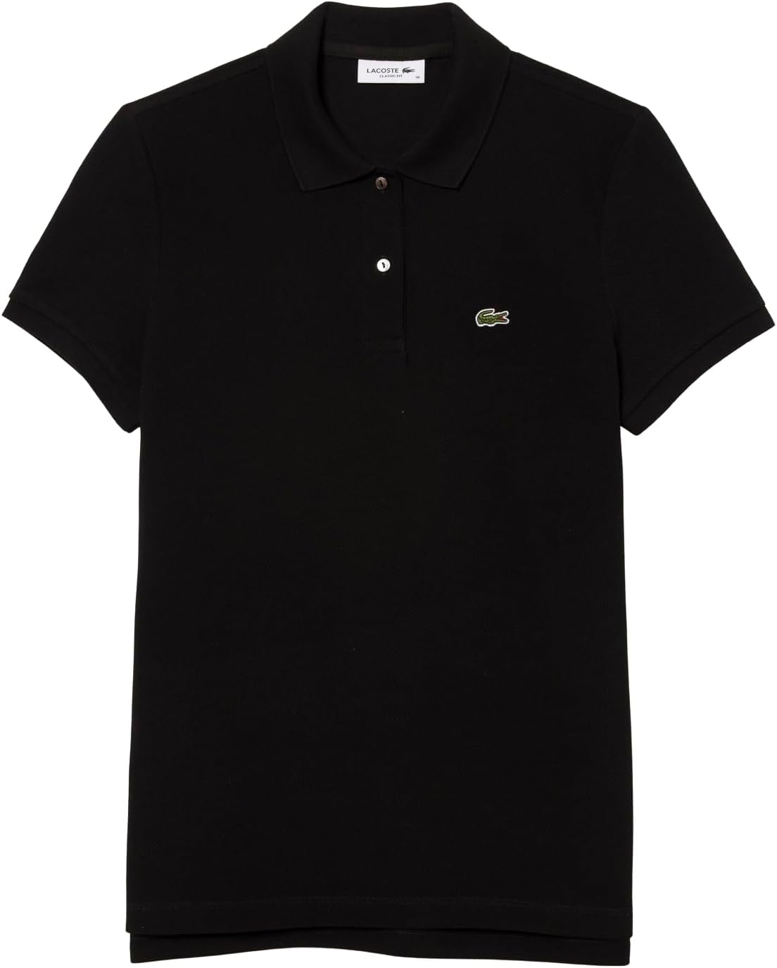 Футболка поло Lacoste Petit Piqué, Black — фото 4