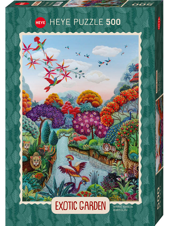 

Пазл из 500 деталей «Растительный рай / Экзотический сад» - для детей от 8 лет и старше