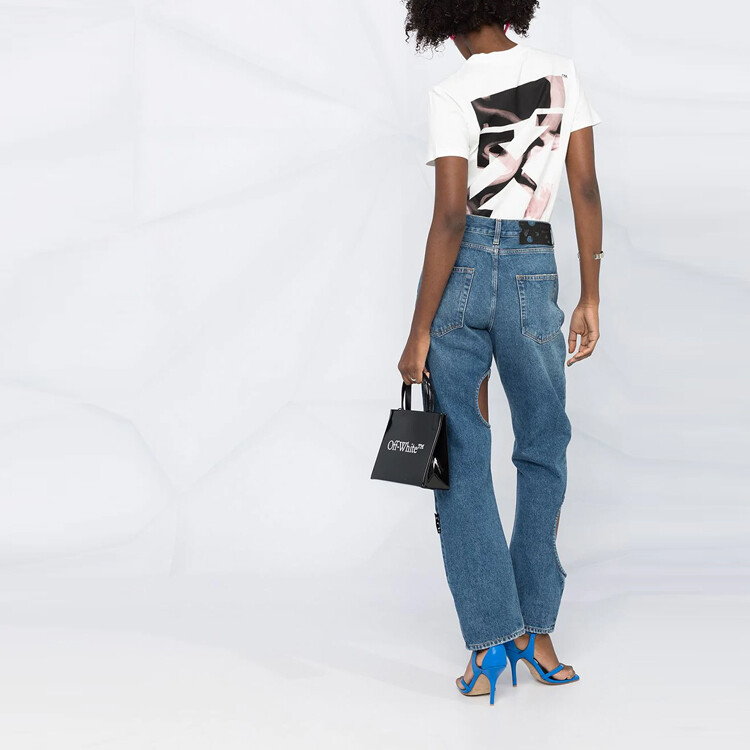 SS21 Футболка женская белая Off-White — фото 4