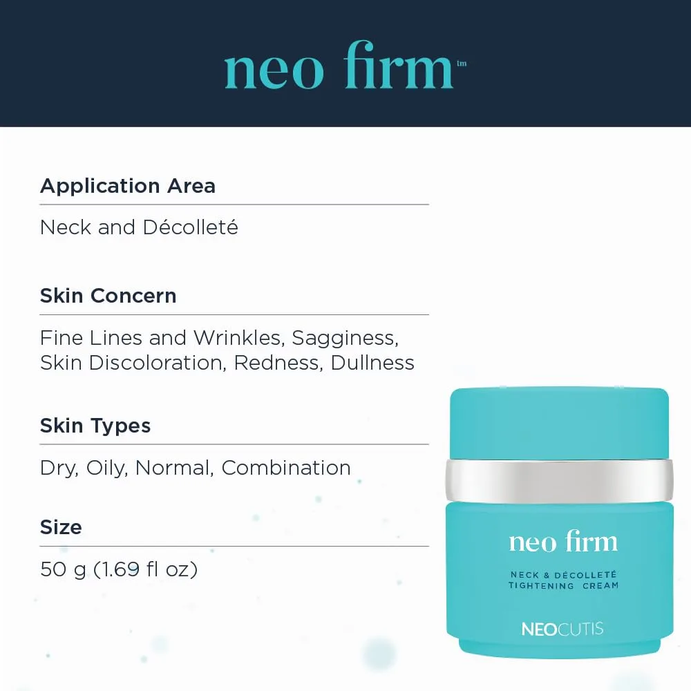 Крем для лица Neocutis — Neo Firm - для укрепления кожи шеи и зоны декольте - Подтягивающий и омолаживающий, 50 мл — фото 4