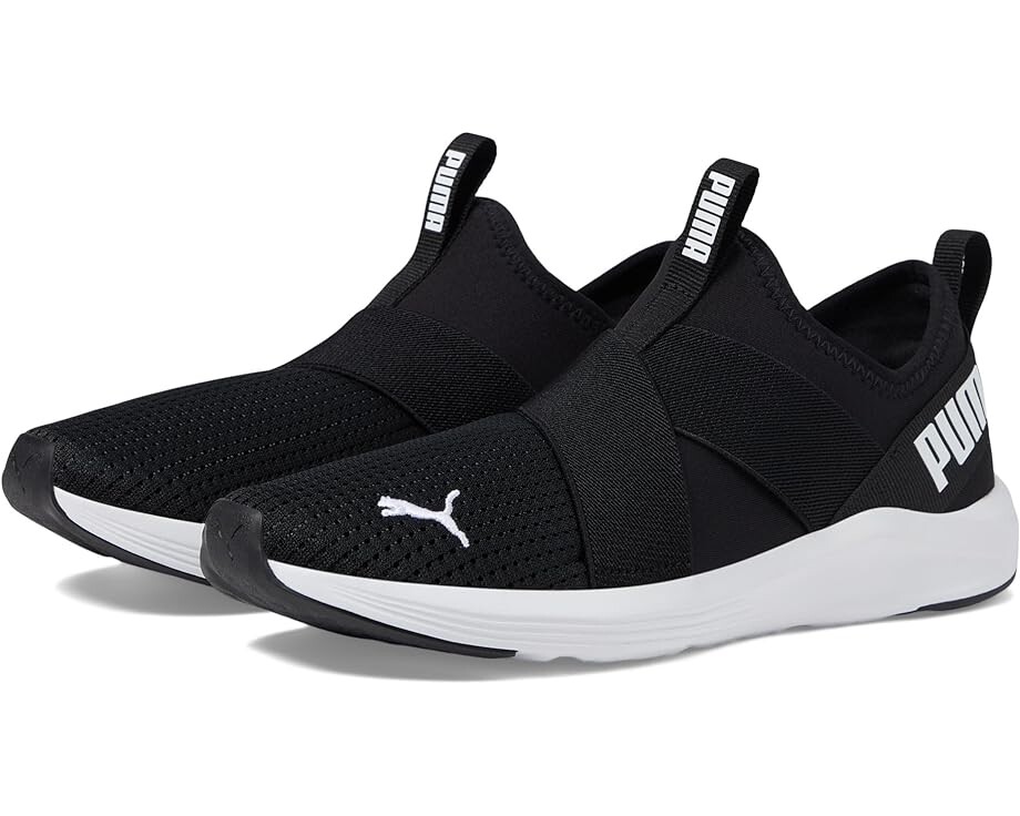 Кроссовки PUMA Prowl Slip-On, цвет Puma Black/Puma White