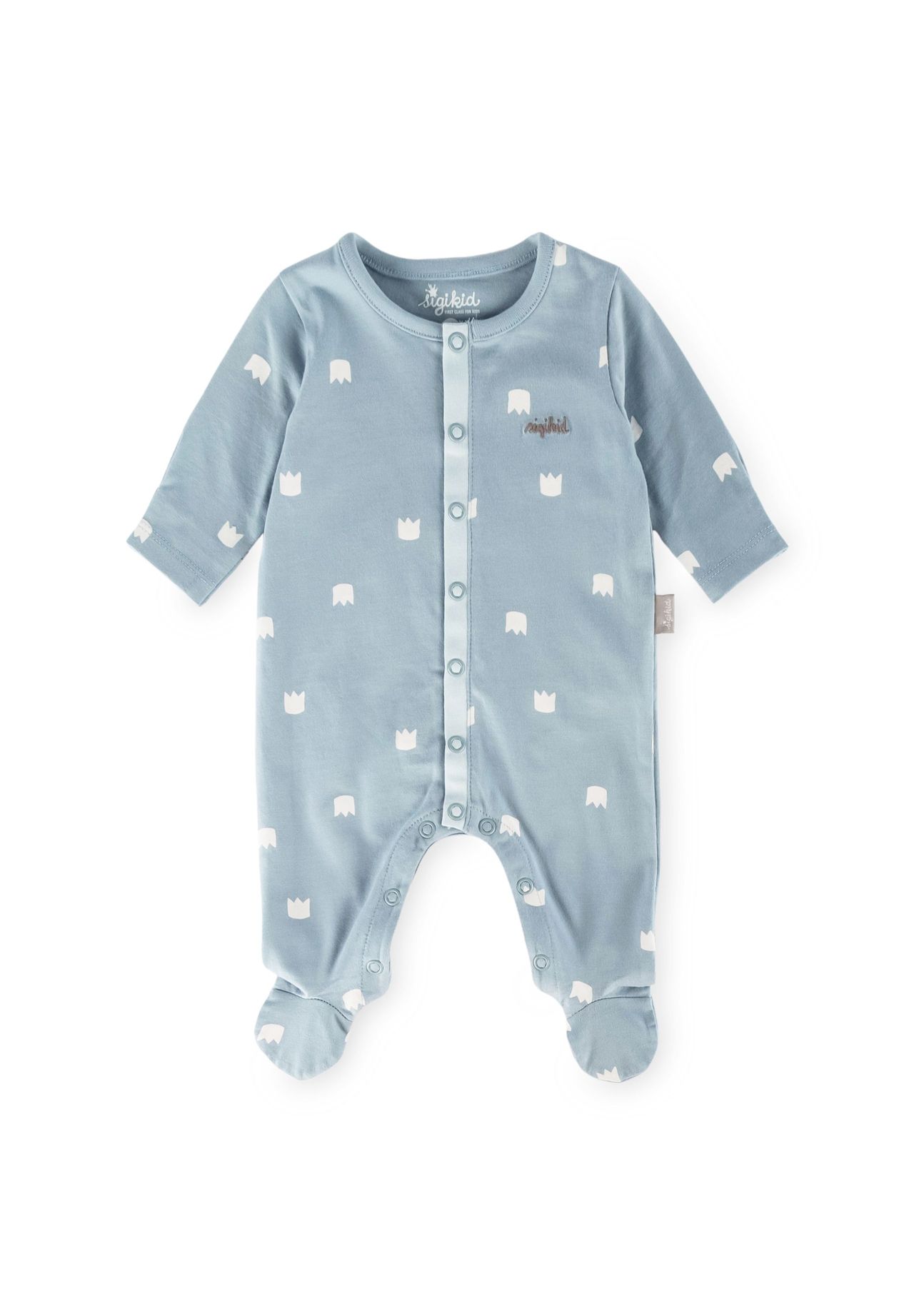 

Комбинезон с ножками и откидными манжетами на рукавах Classic Baby, для малышей Sigikid, синий