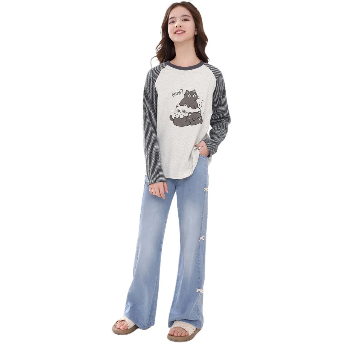 Джинсы детские охлаждающие Disney Moderate Cooling, светло-голубые — фото 4