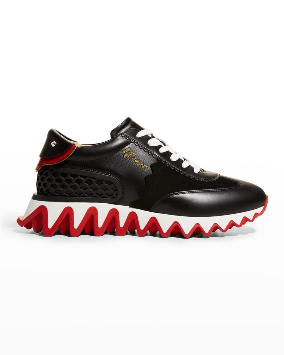 Кроссовки Christian Louboutin Loubishark Donna, черный/красный