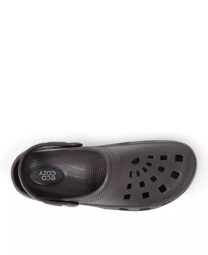 Мужские экологичные клоги EcoCozy Sustainable Clog Dearfoams, коричневый — фото 3