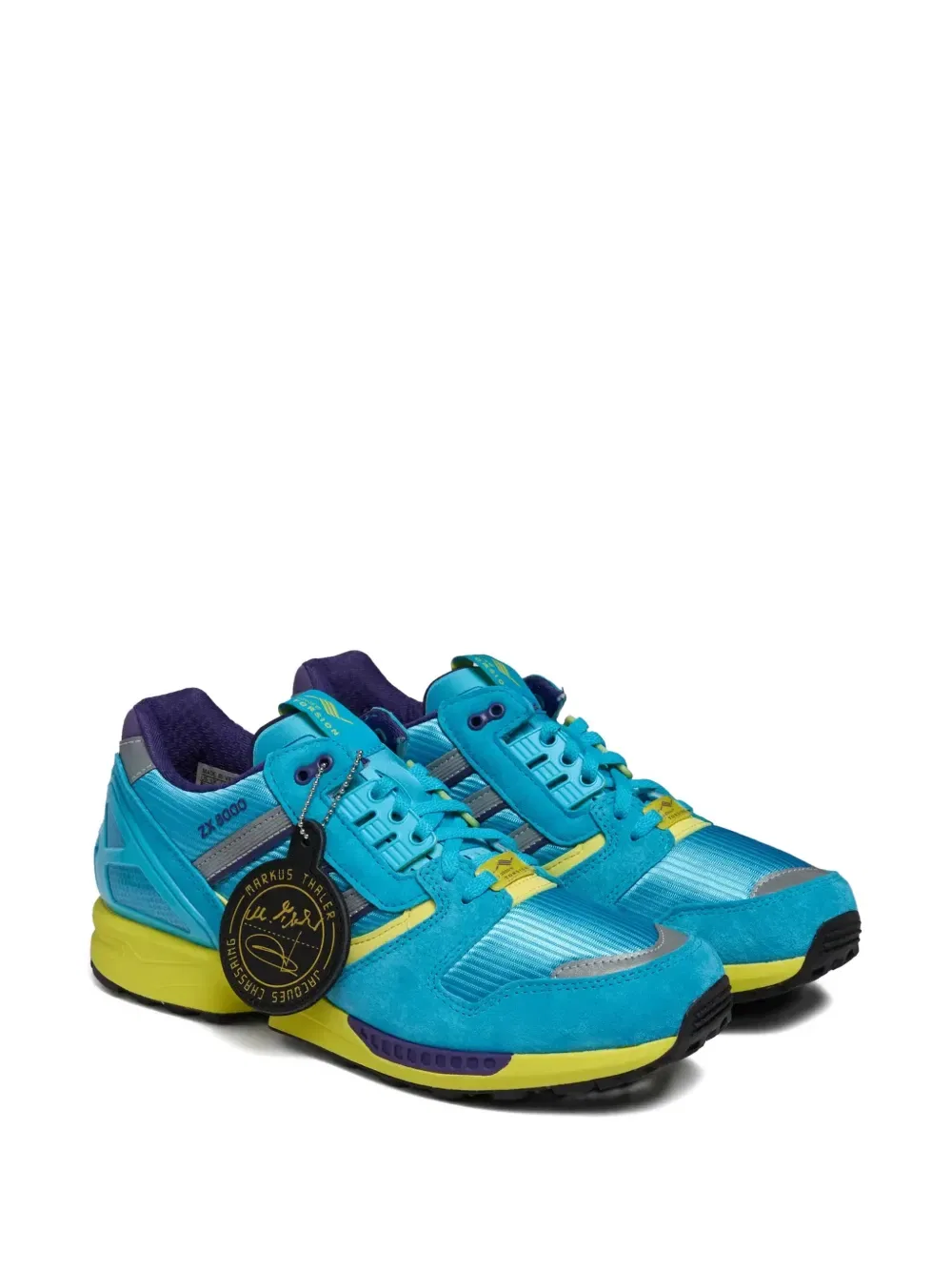 Кроссовки Zx 8000 Adidas, синий — фото 2