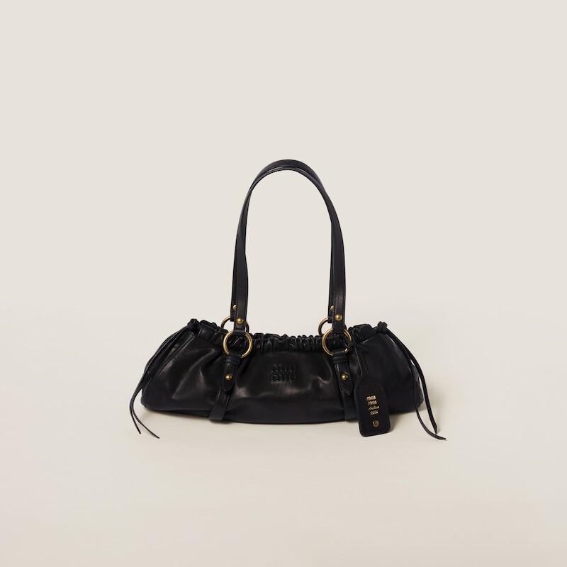 

Сумка Joie из кожи наппа Miu Miu, черный
