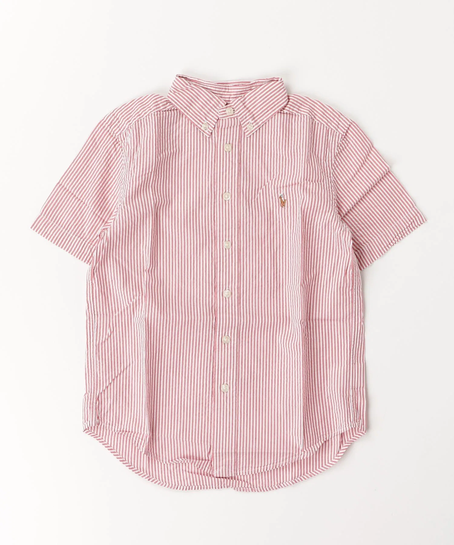 Детская рубашка POLO RALPH LAUREN CHILDRENSWEAR в полоску — фото 3