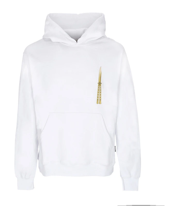 

Белая толстовка с длинными рукавами и капюшоном в виде бабочки Propaganda, белый