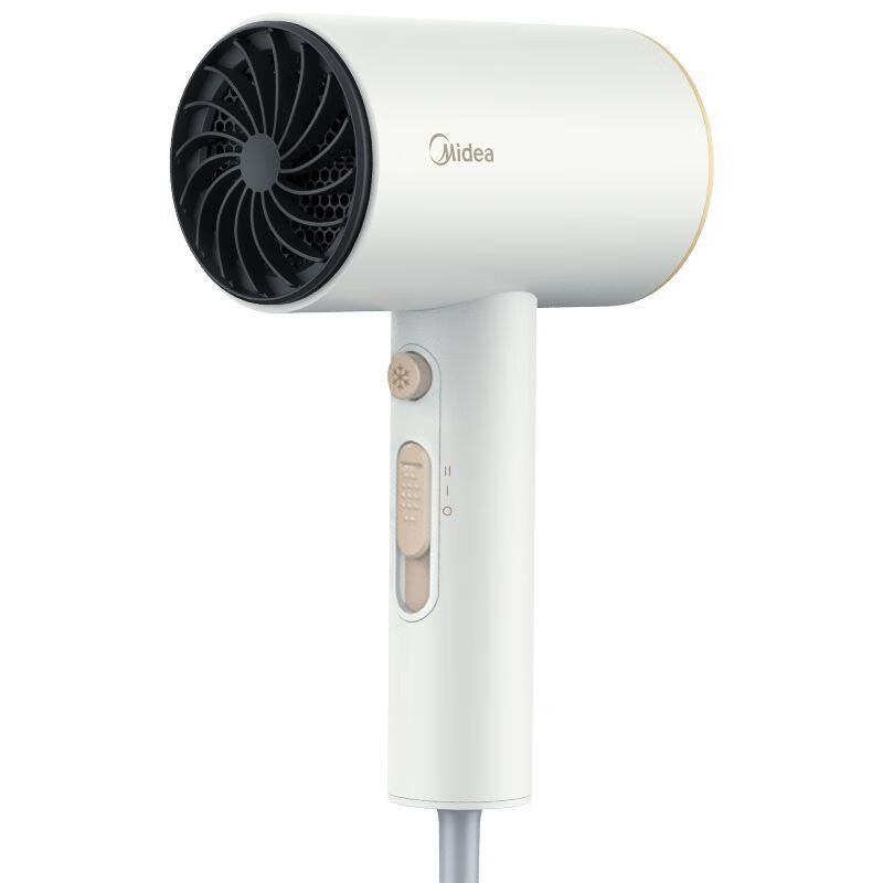 

Фен для волос с отрицательными ионами FJ1 Midea, Ivory White