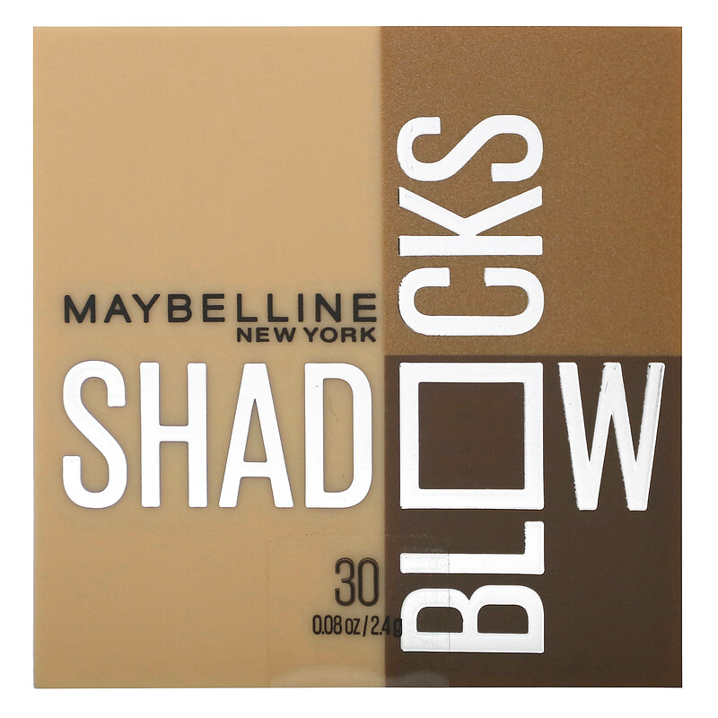 

Maybelline, Shadow Blocks, 30 North 3rd & Bedford Ave, 2,4 г (0,08 унции)