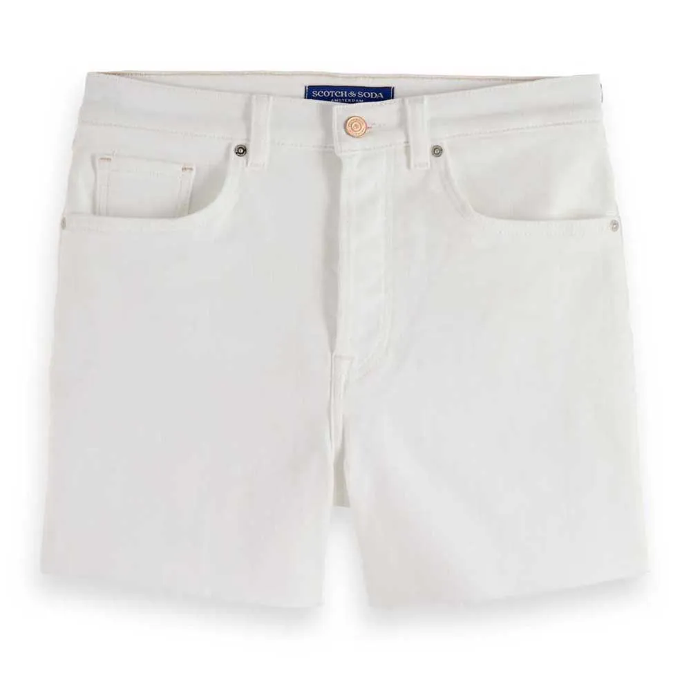 

Шорты Scotch & Soda The Ray cut off denim, белый