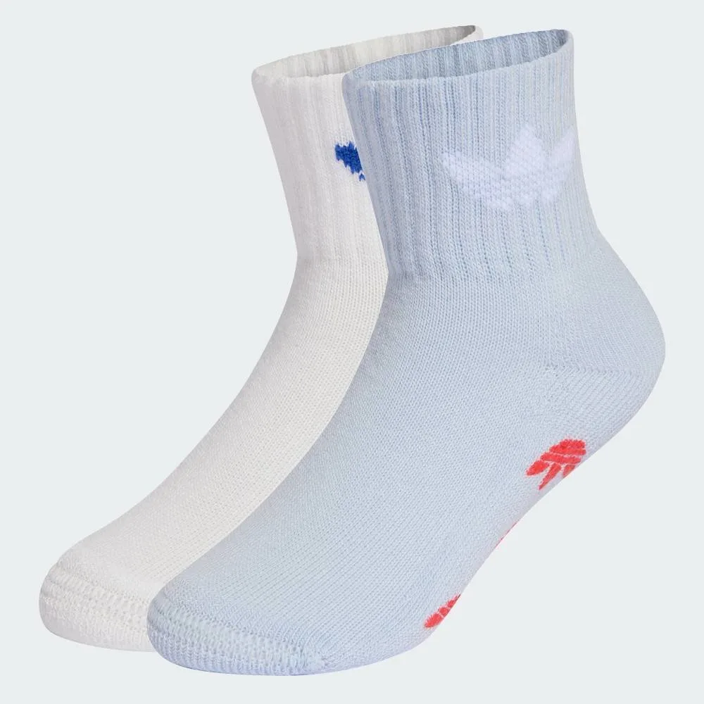 Противоскользящие носки (комплект из 2 пар) для детей Adidas, blue — фото 2